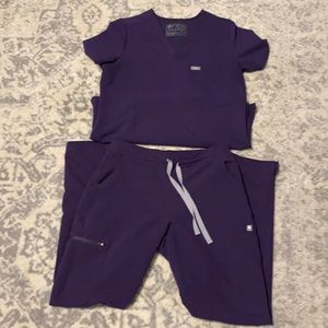 Limited edition color Figs scrubs- Plum